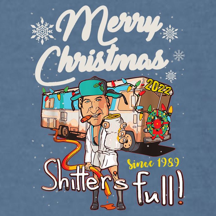 Shitters Full Funny Camper RV Camping TShirt Garment-Dyed Sweatshirt