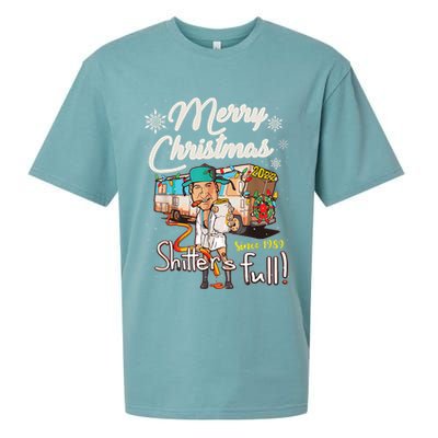Shitters Full Funny Camper RV Camping TShirt Sueded Cloud Jersey T-Shirt