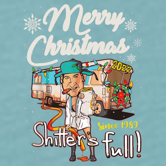 Shitters Full Funny Camper RV Camping TShirt Sueded Cloud Jersey T-Shirt