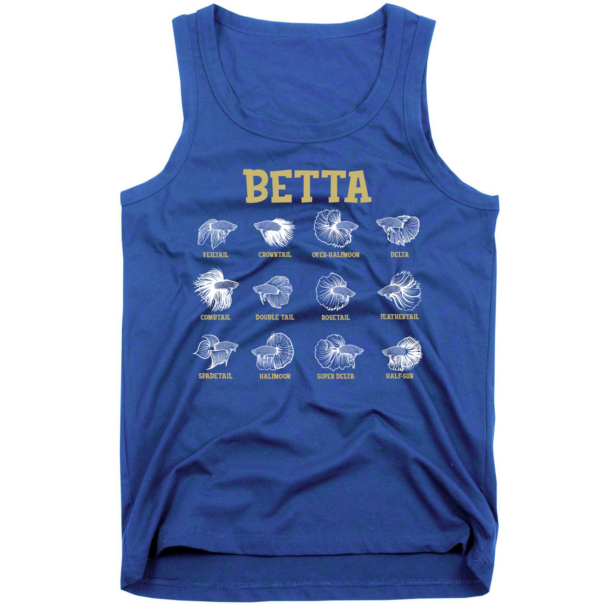 Siamese Fighting Fish Lover Aquarium Keeper Betta Fish Cute Gift Tank Top