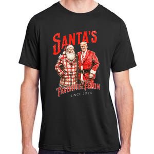 SantaS Favorite Felon Since 2024 Christmas Xmas Funny Trump Adult ChromaSoft Performance T-Shirt