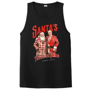 SantaS Favorite Felon Since 2024 Christmas Xmas Funny Trump PosiCharge Competitor Tank