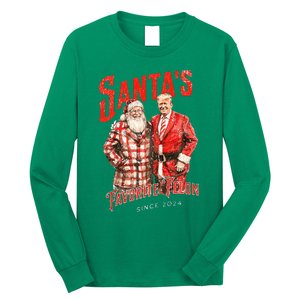 SantaS Favorite Felon Since 2024 Christmas Xmas Funny Trump Long Sleeve Shirt