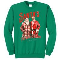 SantaS Favorite Felon Since 2024 Christmas Xmas Funny Trump Sweatshirt