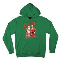 SantaS Favorite Felon Since 2024 Christmas Xmas Funny Trump Tall Hoodie