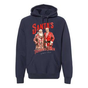 SantaS Favorite Felon Since 2024 Christmas Xmas Funny Trump Premium Hoodie