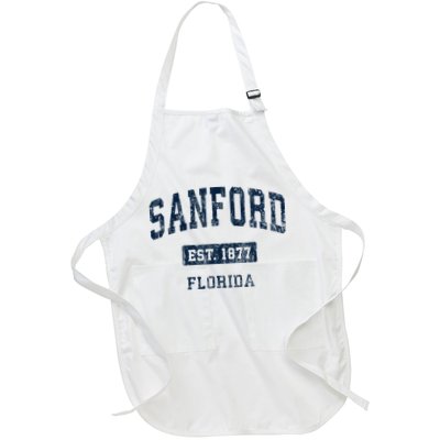 Sanford Florida Fl Vintage Sports Established Apron