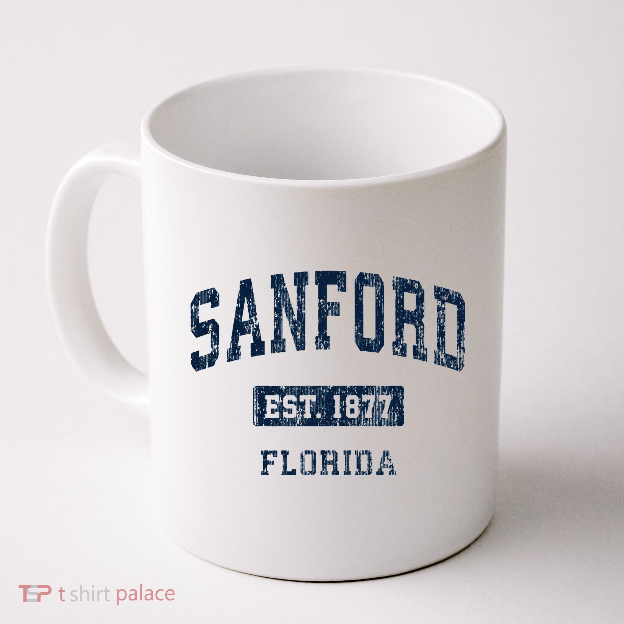 Sanford Florida Fl Vintage Sports Established Mug