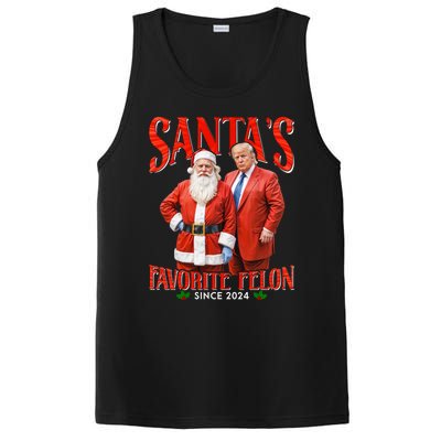 SantaS Favorite Felon Since 2024 Christmas Xmas Funny Trump Gift PosiCharge Competitor Tank