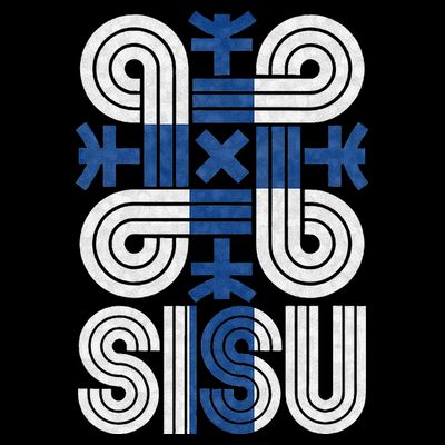 Sisu Finnish Flag Suomi Finland Protection Symbol Rune T-Shirt