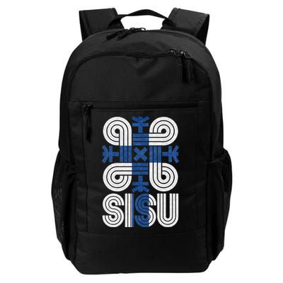 Sisu Finnish Flag Suomi Finland Protection Symbol Rune Backpack