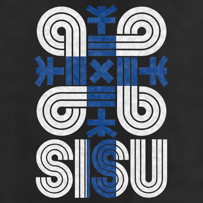 Sisu Finnish Flag Suomi Finland Protection Symbol Rune Adult Drive Performance Visor