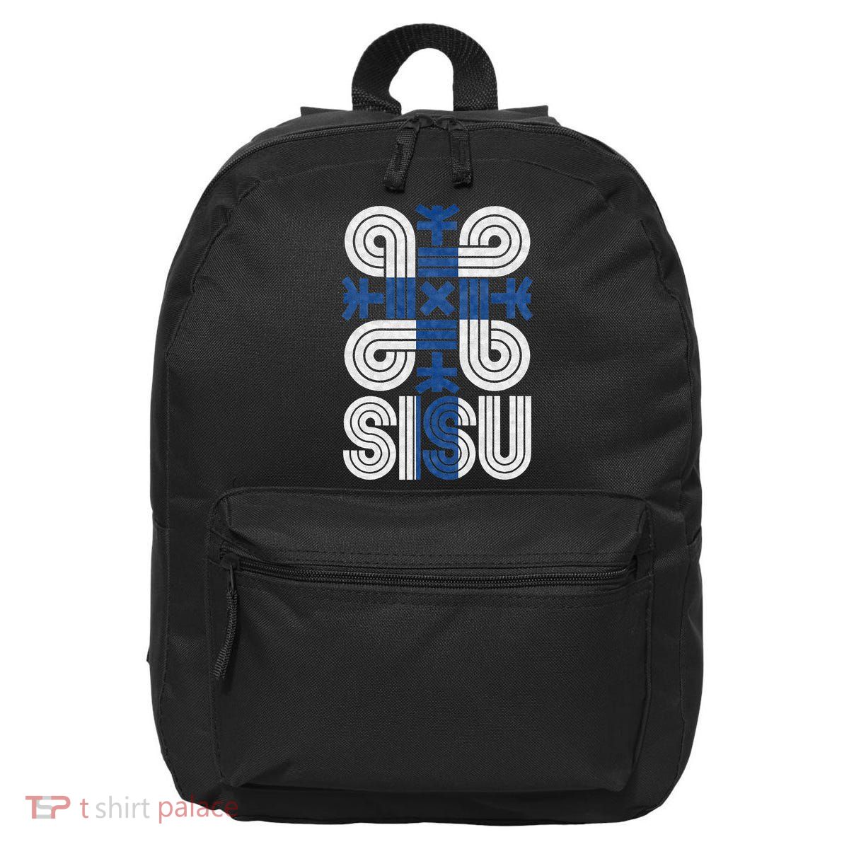 Sisu Finnish Flag Suomi Finland Protection Symbol Rune 16 in Basic Backpack