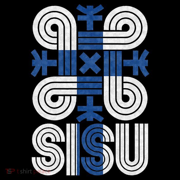 Sisu Finnish Flag Suomi Finland Protection Symbol Rune 16 in Basic Backpack