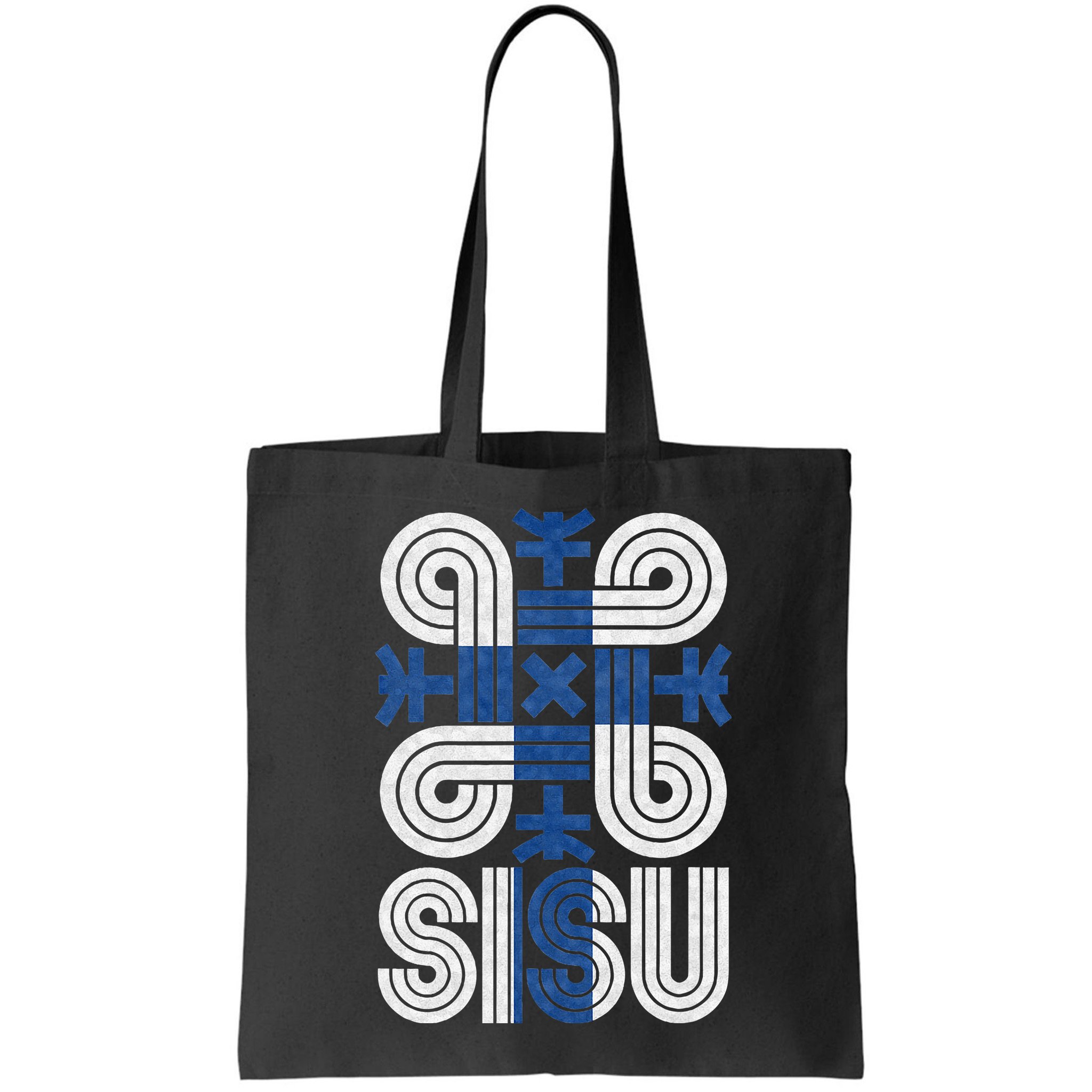 Sisu Finnish Flag Suomi Finland Protection Symbol Rune Bag