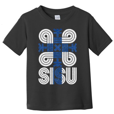 Sisu Finnish Flag Suomi Finland Protection Symbol Rune Toddler T-Shirt