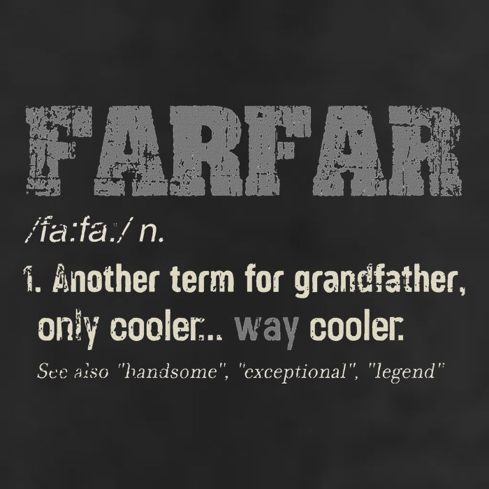 Swedish Farfar Funny Definition Grandpa Cool Comfort Performance Bucket Hat