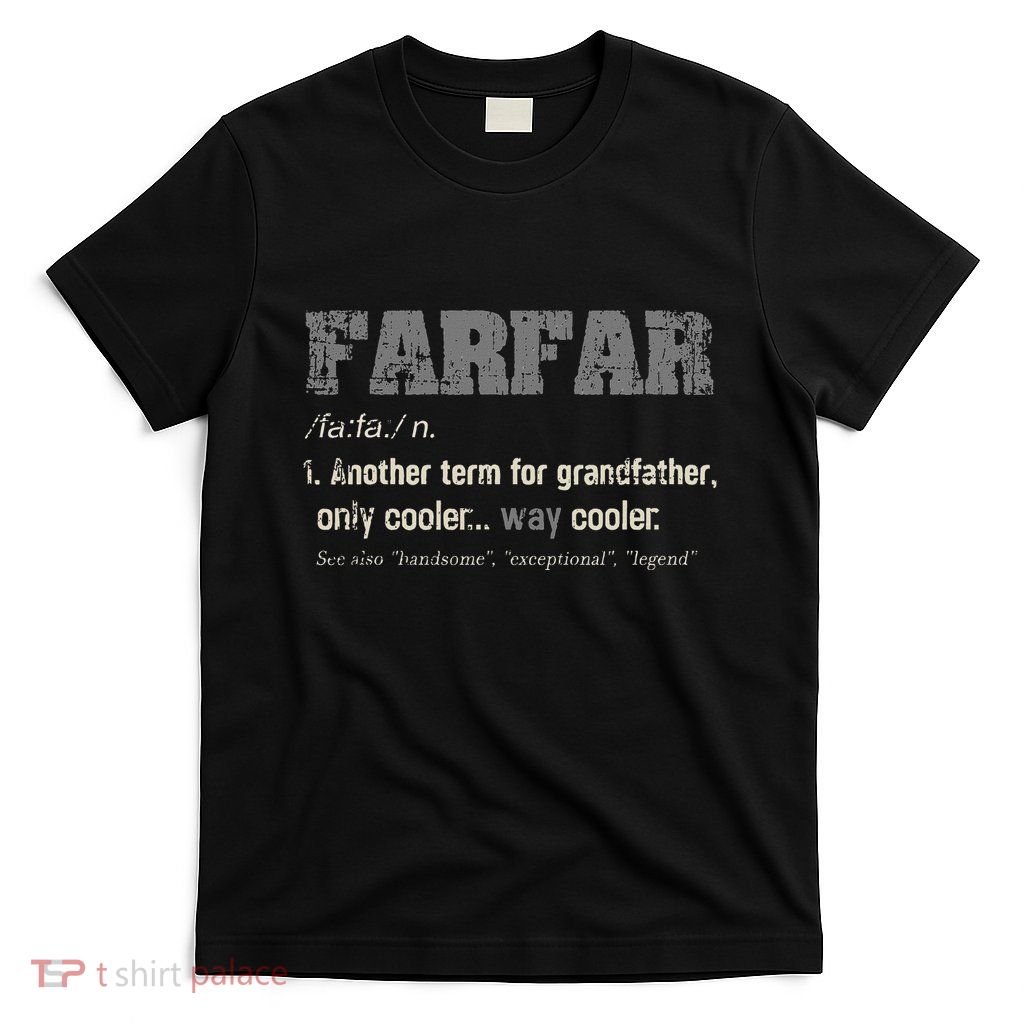 Swedish Farfar Funny Definition Grandpa T-Shirt