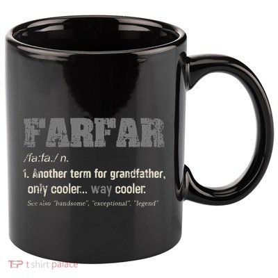Swedish Farfar Funny Definition Grandpa 11oz C Handle Ceramic Mug