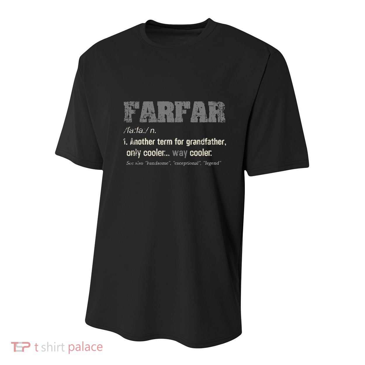 Swedish Farfar Funny Definition Grandpa Youth Performance Sprint T-Shirt