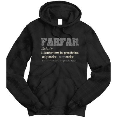 Swedish Farfar Funny Definition Grandpa Tie Dye Hoodie