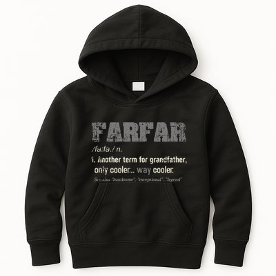 Swedish Farfar Funny Definition Grandpa Kids Hoodie