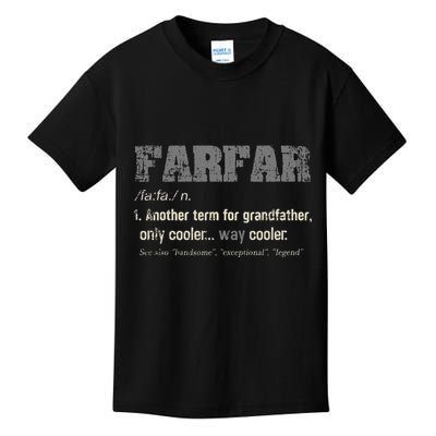 Swedish Farfar Funny Definition Grandpa Kids T-Shirt