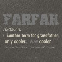 Swedish Farfar Funny Definition Grandpa Cotton Canvas Backpack