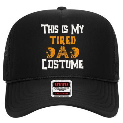 Spooky Family Fun My Dad's Halloween Costume High Crown Mesh Back Trucker Hat