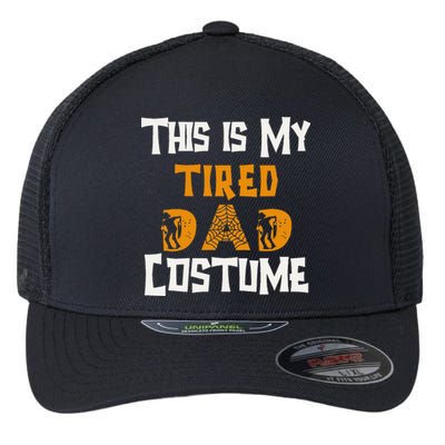 Spooky Family Fun My Dad's Halloween Costume Flexfit Unipanel Trucker Cap