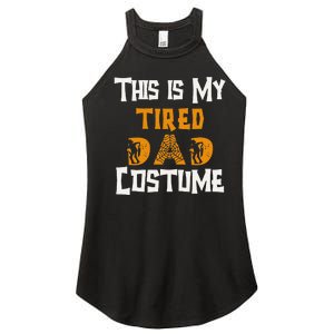 Spooky Family Fun My Dad's Halloween Costume Women’s Perfect Tri Rocker Tank