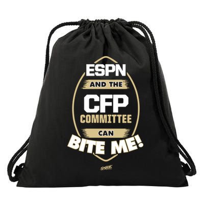 Smack Florida Football Espn And The Cfp Committee Can Bite Me Drawstring Bag