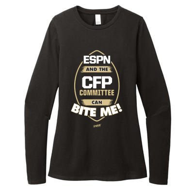 Smack Florida Football Espn And The Cfp Committee Can Bite Me Womens CVC Long Sleeve Shirt