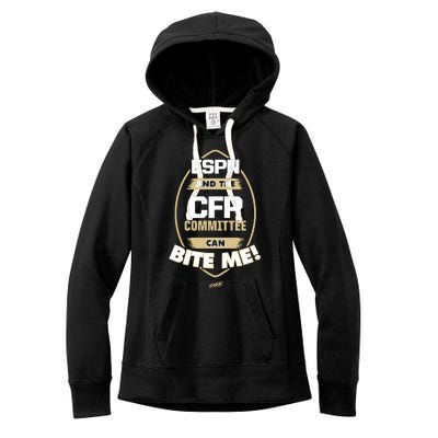 Smack Florida Football Espn And The Cfp Committee Can Bite Me Women's Fleece Hoodie