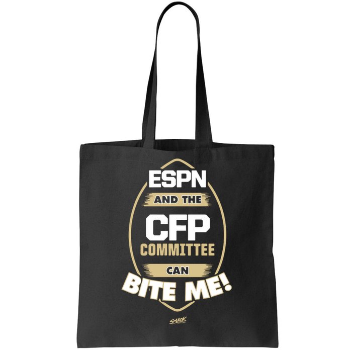 Smack Florida Football Espn And The Cfp Committee Can Bite Me Tote Bag