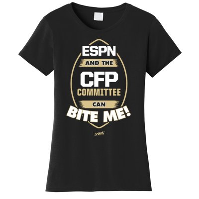 Smack Florida Football Espn And The Cfp Committee Can Bite Me Women's T-Shirt