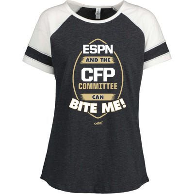 Smack Florida Football Espn And The Cfp Committee Can Bite Me Enza Ladies Jersey Colorblock Tee