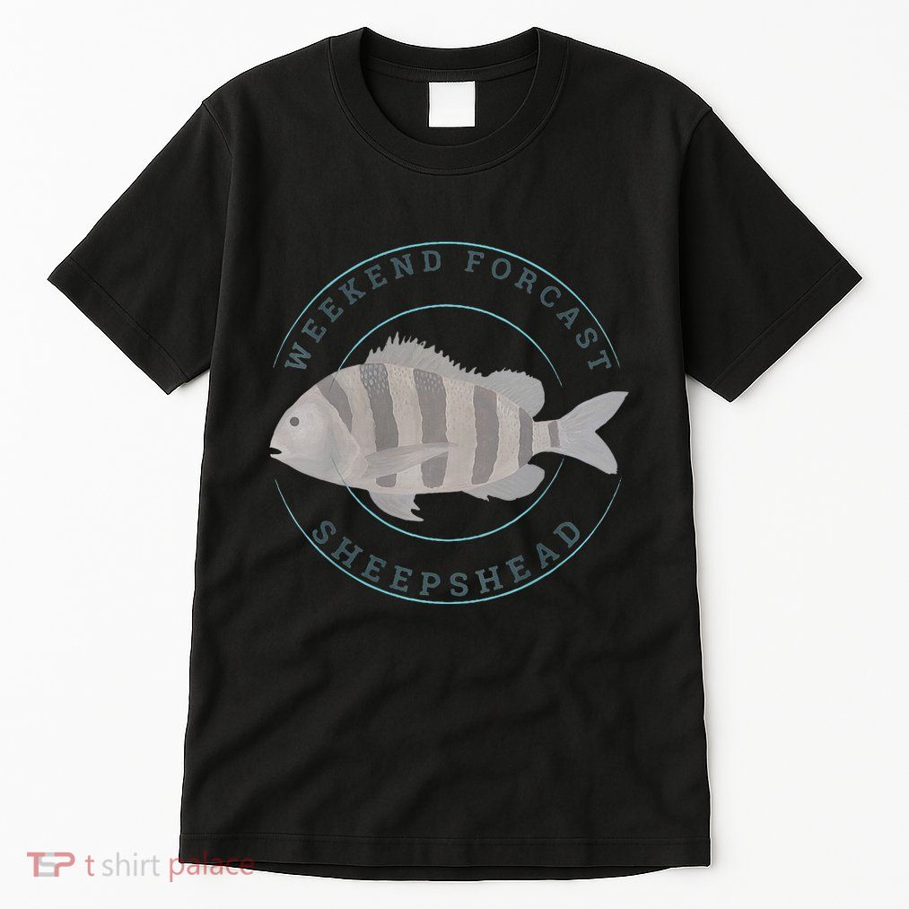 Sheepshead Fishing Fisherman Design Tall T-Shirt