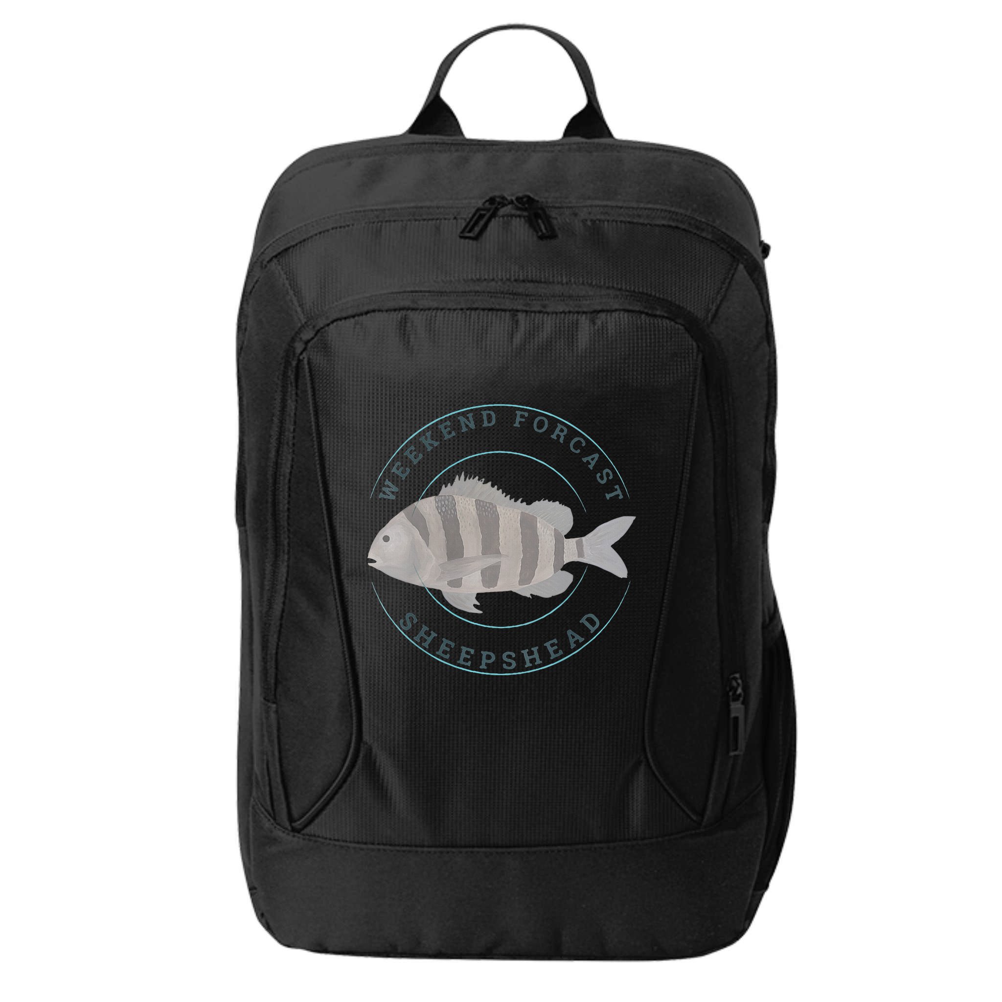 Sheepshead Fishing Fisherman Design City Backpack