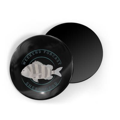 Sheepshead Fishing Fisherman Design Magnet