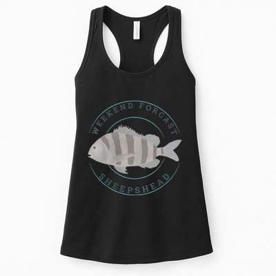 Sheepshead Fishing Fisherman Design Womens Tank Top
