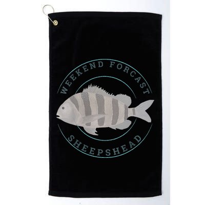 Sheepshead Fishing Fisherman Design Golf Towel