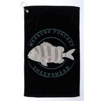 Sheepshead Fishing Fisherman Design Golf Towel