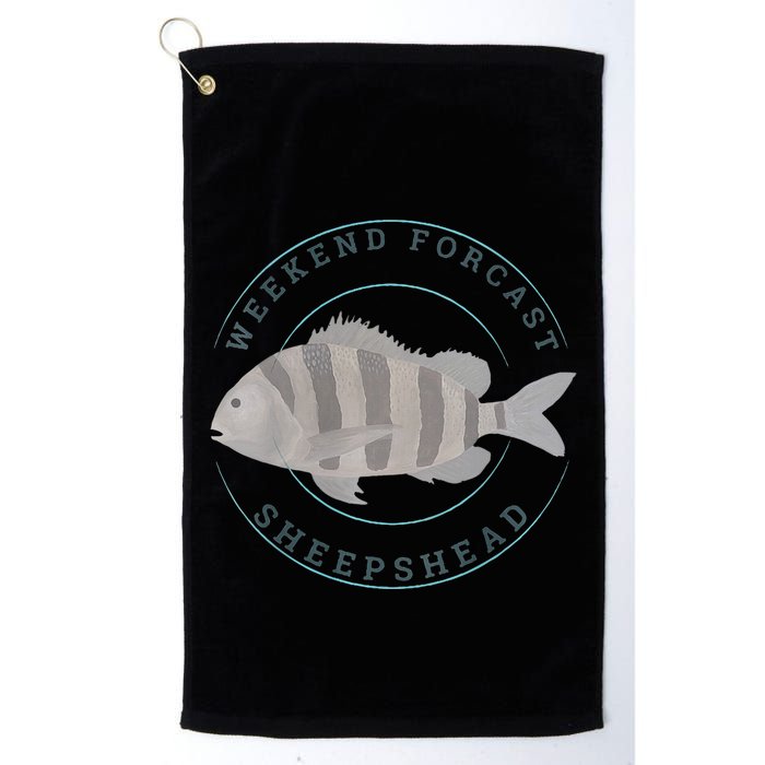 Sheepshead Fishing Fisherman Design Golf Towel