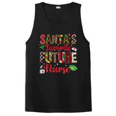 SantaS Favorite Future Nurse Buffalo Plaid Christmas Gift PosiCharge Competitor Tank