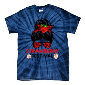 Strawberry Festival Fruit Lover Mom Girl Cute Gifts Tie-Dye T-Shirt