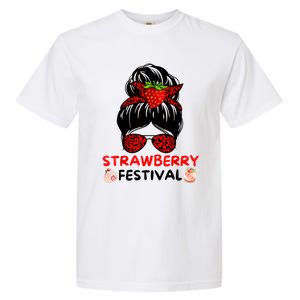 Strawberry Festival Fruit Lover Mom Girl Cute Gifts Garment-Dyed Heavyweight T-Shirt