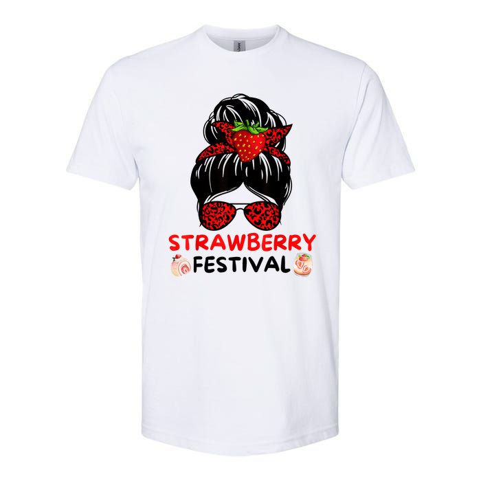 Strawberry Festival Fruit Lover Mom Girl Cute Gifts Softstyle CVC T-Shirt