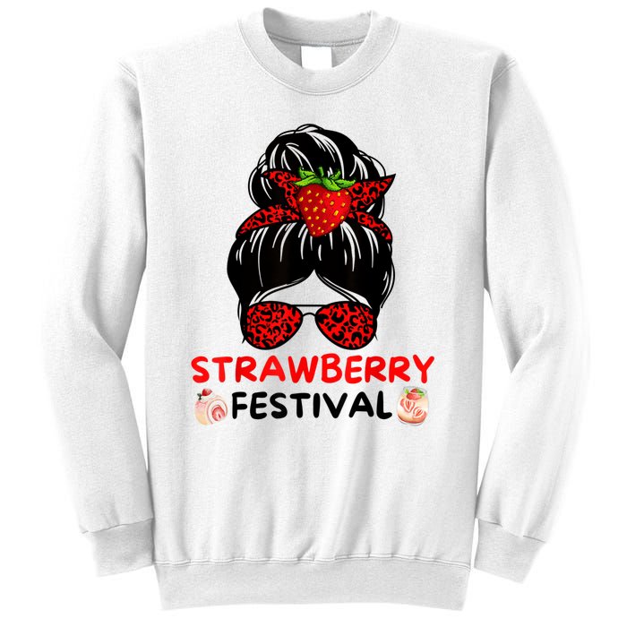 Strawberry Festival Fruit Lover Mom Girl Cute Gifts Sweatshirt