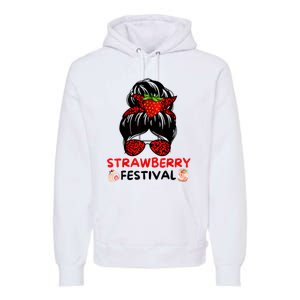 Strawberry Festival Fruit Lover Mom Girl Cute Gifts Premium Hoodie